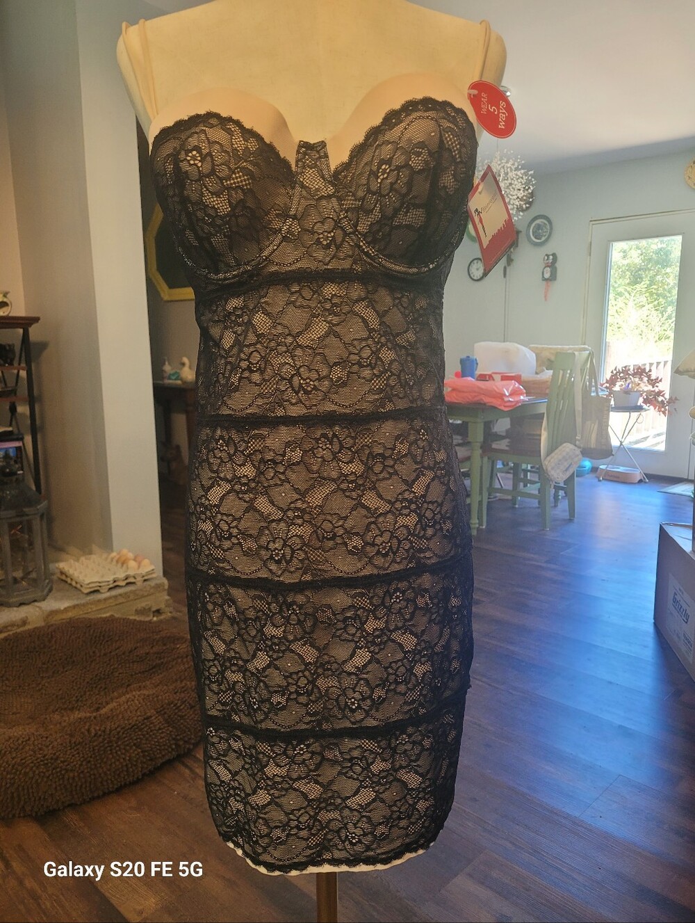 Skinnygirl Smoothers and Shapers Shapewear in Alluring Nude/Black Lace NWT SZ XL